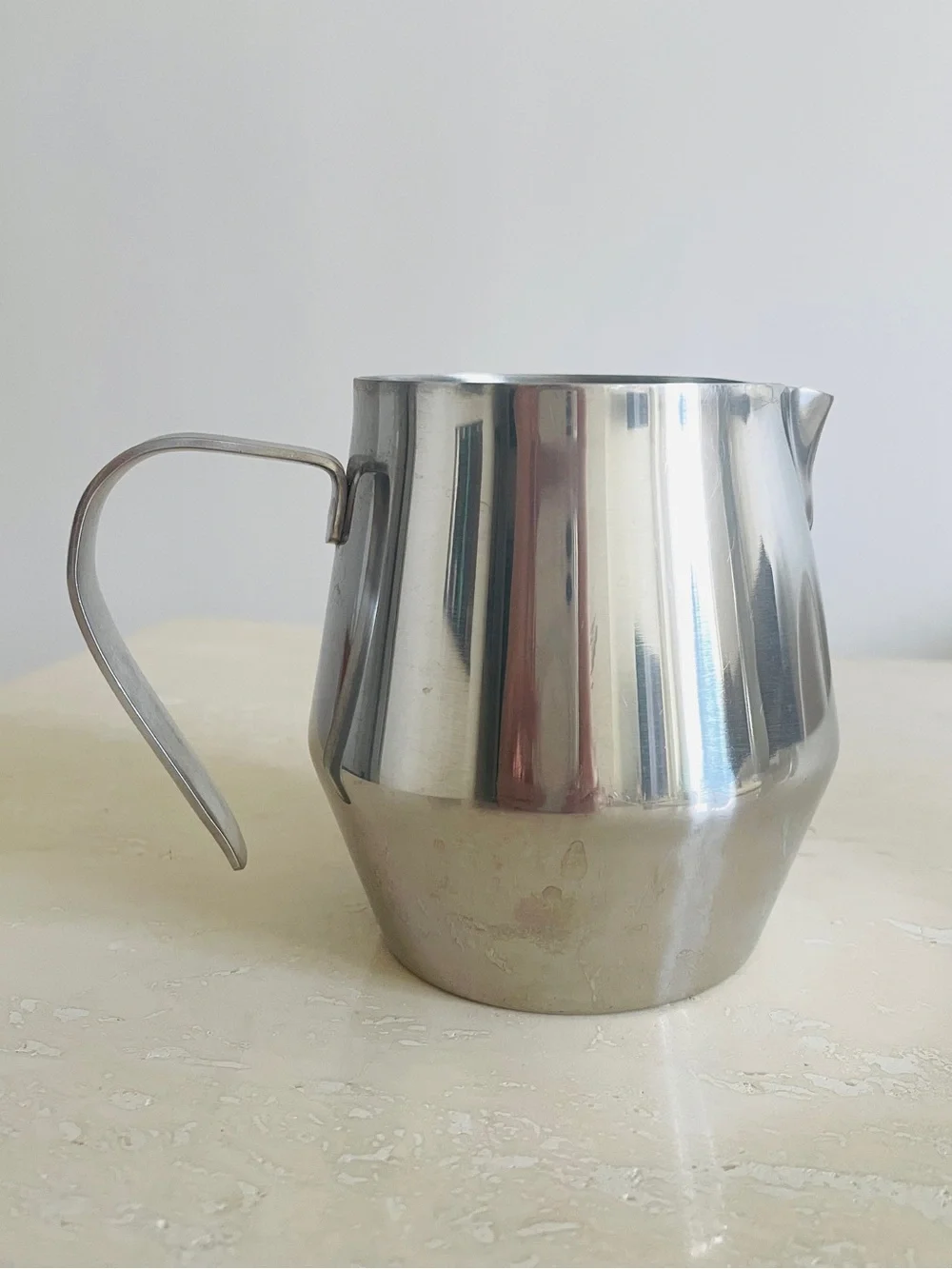 16 oz Milk Steamer Frother Pitcher Handle Stainless Steel Coffee Shop Latte Art